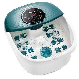 MaxKare Foot Spa Bath Massager with Heat, Bubbles, and Vibration